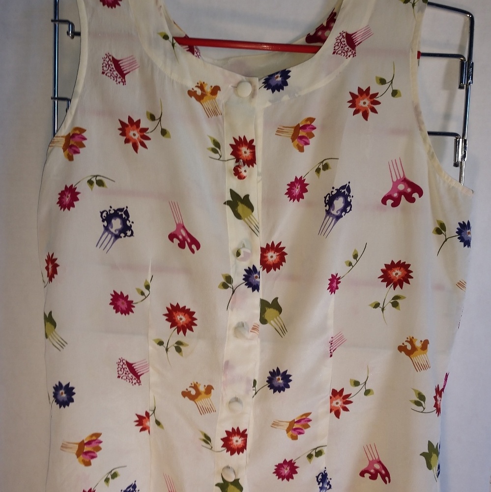Tess silk blouse